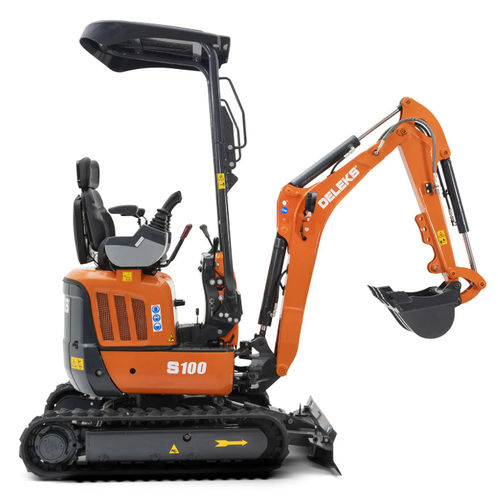 Miniescavatore - S100 - DELEKS - cingolato / diesel / per cantiere di costruzione