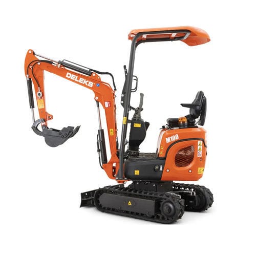 Escavatore mini - M100 - DELEKS - micro / cingolato / diesel
