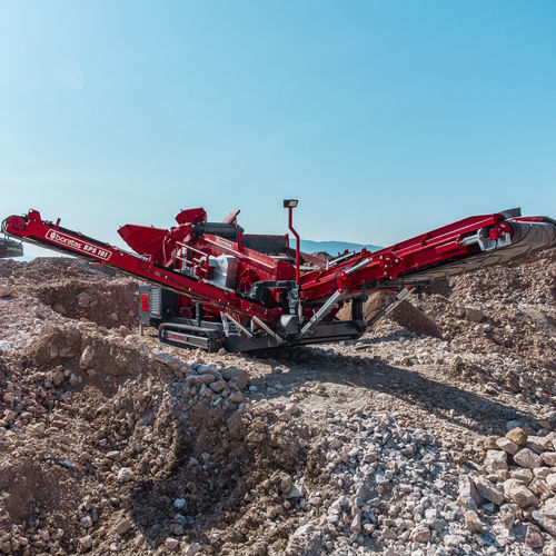 Vaglio sgrossatore per setacciatura a secco - BPS101 - Boratas Machinery - per cantiere di costruzione / per miniere / per il riciclaggio