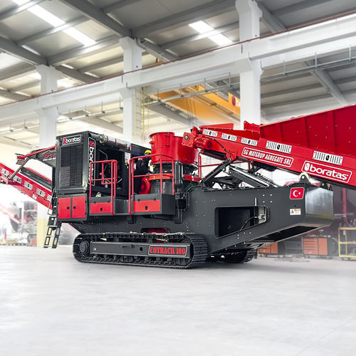 Frantoio a cono - BPC100 - Boratas Machinery - mobile / compatto / secondario