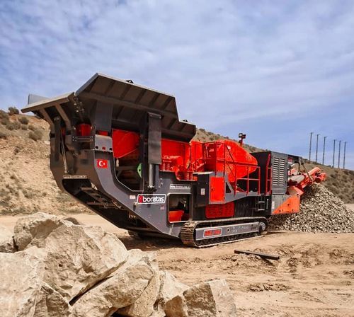 Frantoio a ganascia - BPJ120 - Boratas Machinery - mobile / con motore diesel / compatto