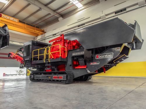 Frantoio mobile - BPK100 Hybrid - Boratas Machinery - a percussione / con motore diesel / ad asse orizzontale
