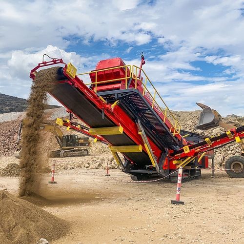 Vaglio per setacciatura a secco - BPE102 - Boratas Machinery - di processo / per cantiere di costruzione / per miniere