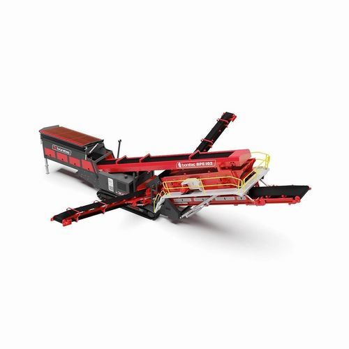 Vaglio per miniere - BPE102 - Boratas Machinery - per il riciclaggio / per alimentazione di frantumatori / a vibrazione