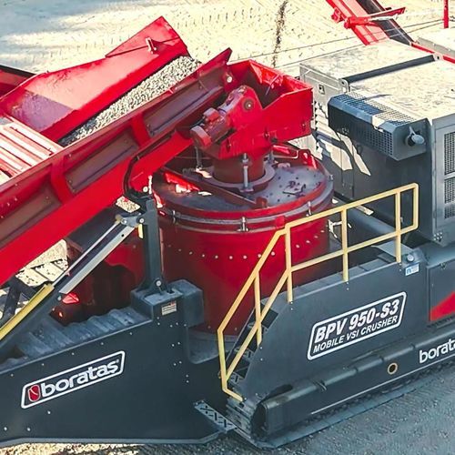 Frantoio a percussione ad asse verticale - VSI950 - Boratas Machinery - fisso / per la produzione di sabbia / per roccia dura