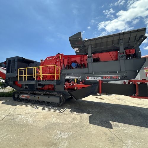 Frantoio mobile - BPK100 - Boratas Machinery - a percussione / con motore diesel / cingolato