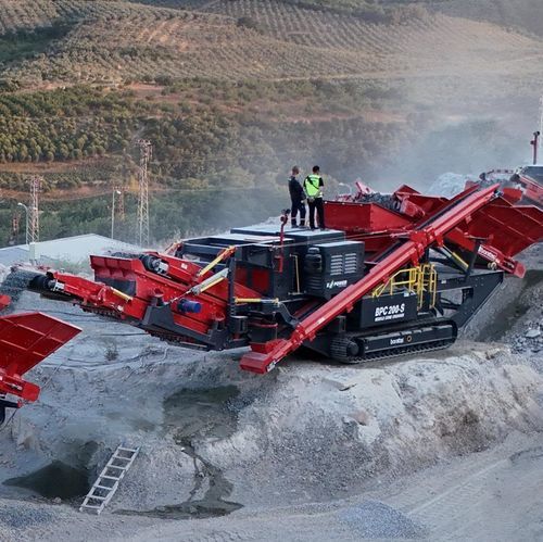 Frantoio a cono - BPC200-S - Boratas Machinery - mobile / secondario / per pietre