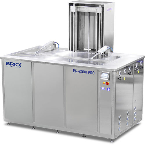 Lavatrice ad ultrasuoni con timer - BR-8000 PRO - BRIO Ultrasonics - per uso prolungato / per applicazioni automotive / per pulizia di pezzi