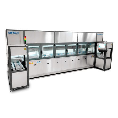 Macchina per pulizia vasche multiple - BR-Multistage - BRIO Ultrasonics - ad ultrasuoni / a immersione / automatica