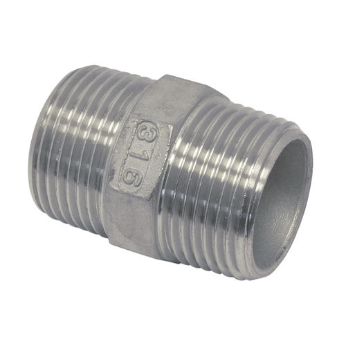 Nipplo in acciaio inossidabile - 8627 series - Marinetech Edelstahlhandel - filettato