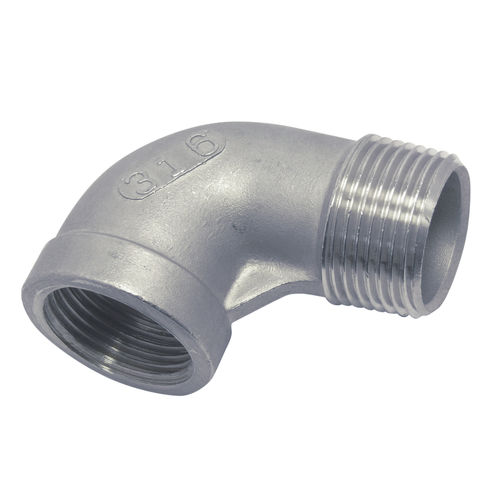 Tubazione a gomito in acciaio inossidabile - 8625 series - Marinetech Edelstahlhandel - 90°