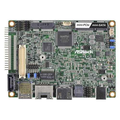 Scheda madre Pico-ITX - SOM-P102D  - ASRock Industrial - Intel® Apollo Lake / Intel® Pentium® N4200 / DDR3L SO-DIMM