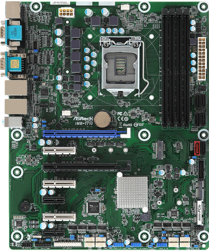 Scheda madre ATX - IMB-1710 - ASRock Industrial - Intel® Celeron® / Intel® Core i3 / Intel® Core i5