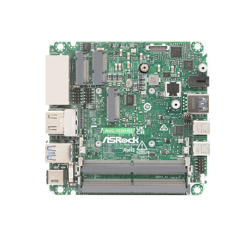 Scheda madre NUC - NUC-155H R2  - ASRock Industrial - Intel® Core™ Ultra / DDR5 SO-DIMM / SATA3