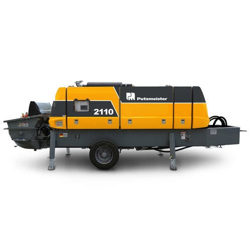 Pompa per calcestruzzo fissa - BSA 2110 HP D - Putzmeister - per cantiere / diesel