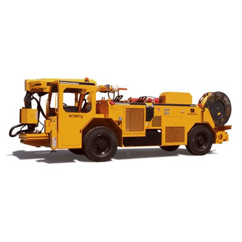 Pompa per calcestruzzo mobile - Wetkret 4 - Putzmeister - per miniera sotterranea / per cantiere
