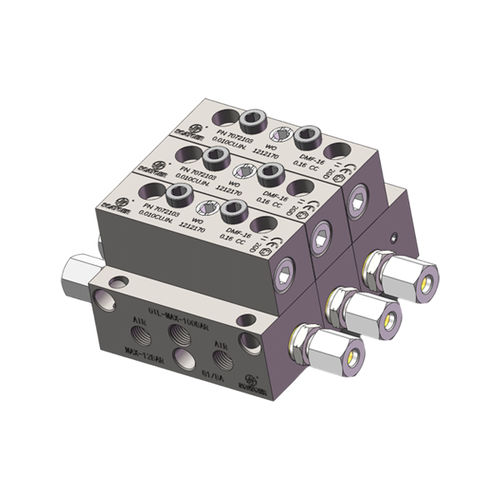 Distributore di lubrificante - Dmfa  - SOATO FLUID SYSTEM - modulare / flessibile