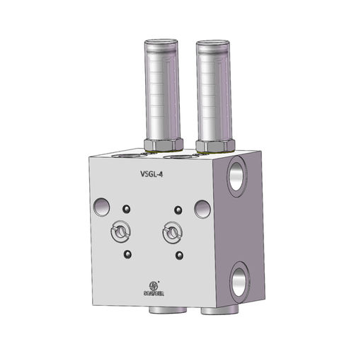 Distributore per grasso - VSGL  - SOATO FLUID SYSTEM - a doppia linea