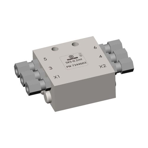 Distributore per sistema di lubrificazione progressivo - SKS  - SOATO FLUID SYSTEM