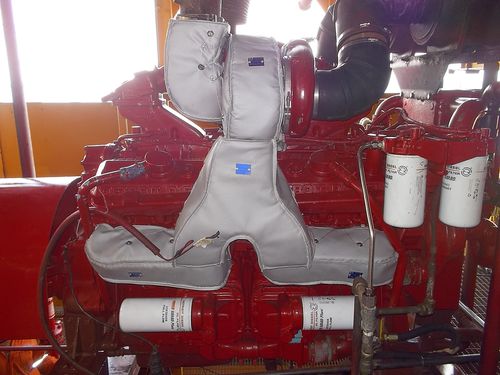 Copertura isolante amovibile - FD series - Firwin Corp. - di scappamento / per motore / in filo metallico
