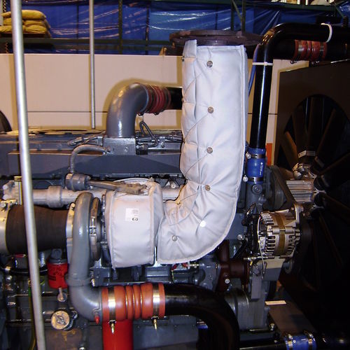 Copertura isolante amovibile - FCU series - Firwin Corp. - di scappamento / per motore