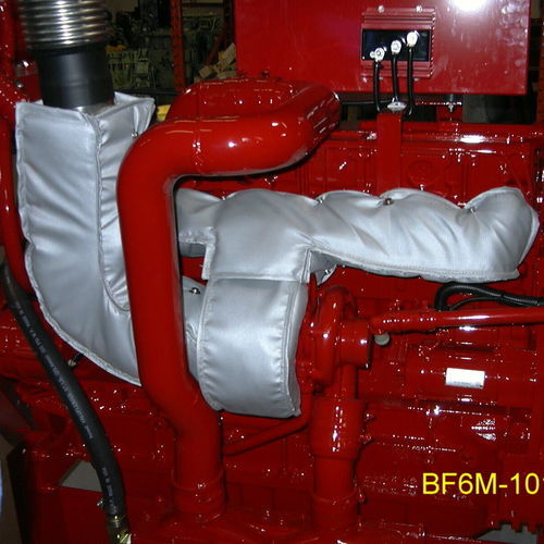 Copertura isolante amovibile - FDEU series - Firwin Corp. - di scappamento / per motore