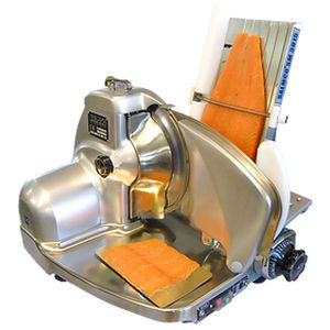 Affettatrice per salmone - SM 3015 - Salmco - manuale / a lama circolare / 230 V monofase