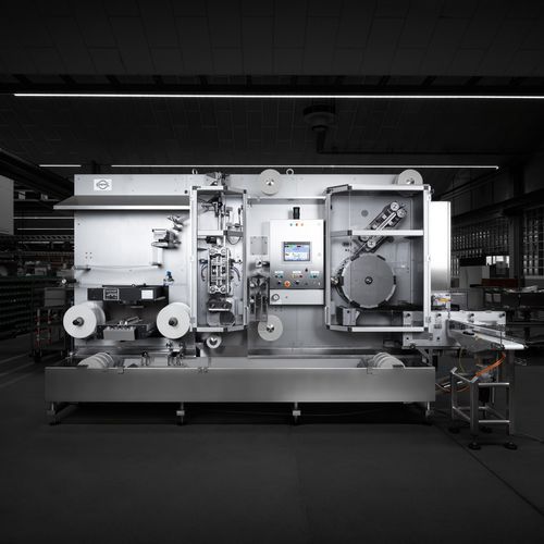 Macchina per imballaggio automatica - DCS 0500 - Sapal SA - per formaggi / per l'industria agroalimentare / con sigillatura