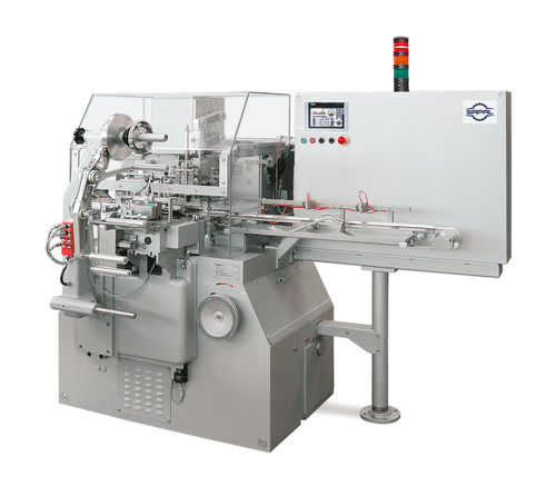 Macchina per imballaggio automatica - DBD 0500-1 - Sapal SA - con pellicola piegata / per compresse / per polveri