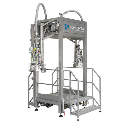 Macchina di riempimento per sacchi - Sterill Fill 2T - Alimenta Industries S.r.l. - per bevande / per succhi di frutta / per liquidi viscosi