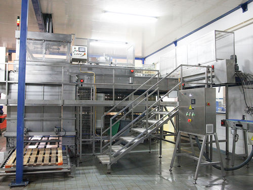 Depallettizzatore per barattoli vuoti - Hermasa - Cannin Technology - automatico / semiautomatico / manuale