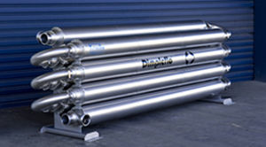 Scambiatore di calore a doppio tubo - Dimpleflo® Monotube™ - Teralba Industries Pty Ltd - liquido/liquido / liquido/gas / gas/gas