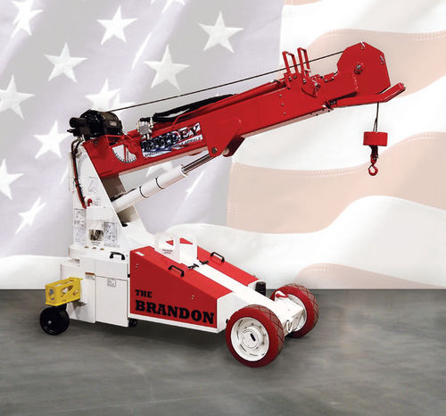 Movimentatore telescopico elettrico - Brandon 6 - Bailey lifts - per manipolazione del vetro