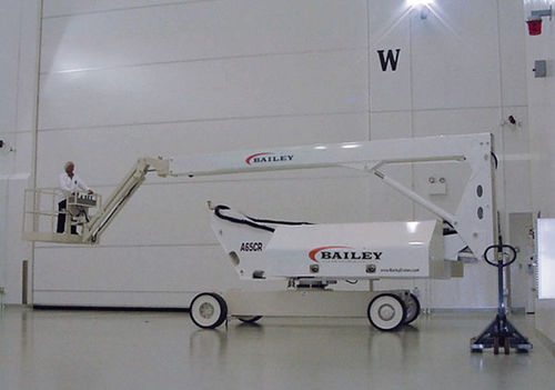 Piattaforma telescopica per camera bianca - A65CR - Bailey lifts - su ruota / elettroidraulica