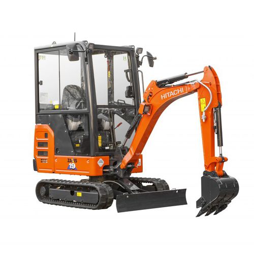 Miniescavatore - ZX19-6 - Hitachi Construction Machinery Europe - cingolato / per cantiere di costruzione / a corto raggio di rotazione