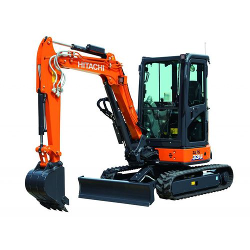 Miniescavatore - ZX33U-6 - Hitachi Construction Machinery Europe - cingolato / per cantiere di costruzione / a corto raggio di rotazione