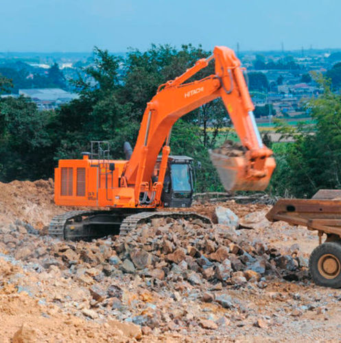 Escavatore di grandi dimensioni - ZX670LCH-5G - Hitachi Construction Machinery Europe - cingolato / per cantiere di costruzione / per miniere e cave