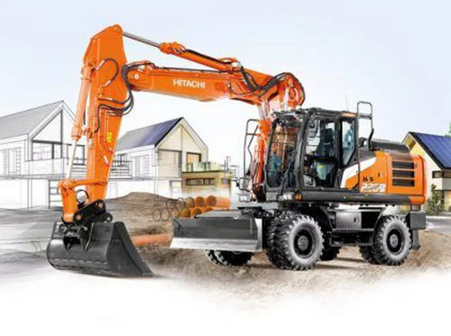 Escavatore intermedio - ZX220W-7 - Hitachi Construction Machinery Europe - su ruote / diesel