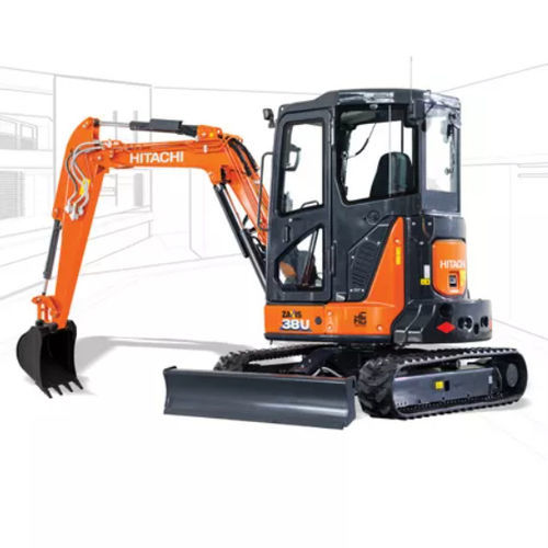 Miniescavatore - ZX38U-6 - Hitachi Construction Machinery Europe - cingolato / per cantiere di costruzione / a corto raggio di rotazione