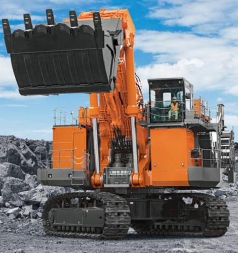 Escavatore di grandi dimensioni - EX3600-7, FCO - Deere-Hitachi Construction Machinery - cingolato / Tier 4 finale / per miniere e cave