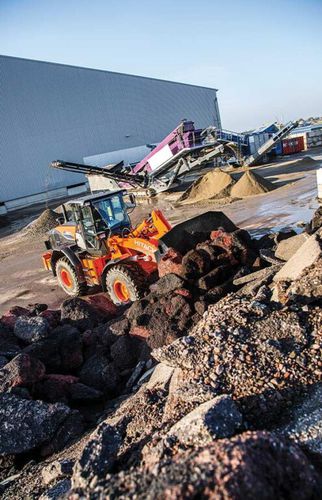 Pala su ruote - ZW180-6 - Deere-Hitachi Construction Machinery - per cantiere
