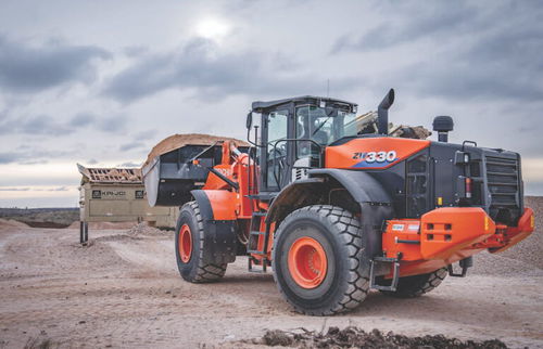 Pala su ruote - ZW330-6 - Deere-Hitachi Construction Machinery - per cantiere