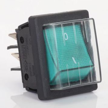 Interruttore con interruttori a con guardia protetta - DS Series - Boltek Plastik - a bascula / bipolare / IP40