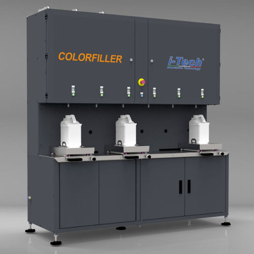 Sistema di riempimento automatico - COLORFILLER - ITECH ITALIA - per barattoli e vasetti / per lattine / per prodotti fitosanitari