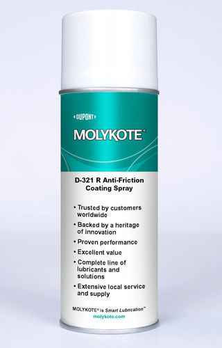 Spray lubrificante secco - MOLYKOTE® D-321 R  - Dow Corning - per catene / per metallo / per impianto elettronico