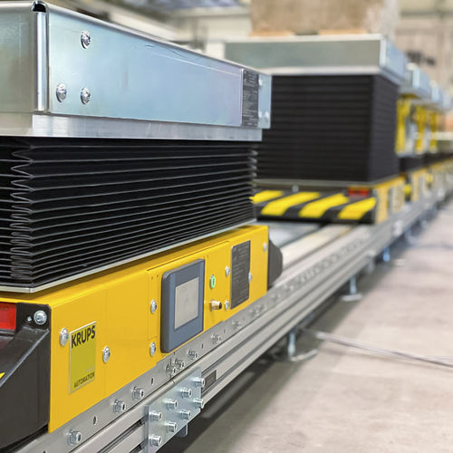Piattaforma elevatrice a forbice mobile - ECART - LOGOMAT - per applicazioni industriali / strada-rotaia