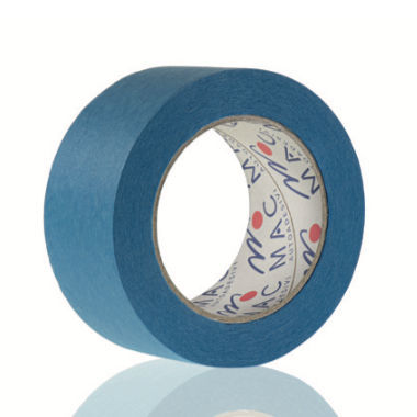 Nastro adesivo blu - 62 - MAC AUTOADESIVI - per mascheratura / liscio / con liner di carta