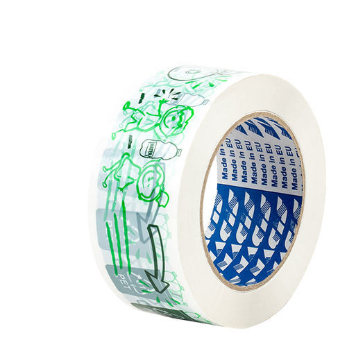 Nastro adesivo di imballaggio - ecoHIT19 - MAGIS - in polietilene / bianco