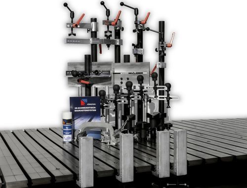 Kit di serraggio manuale - Set 2 - FÖRSTER welding systems GmbH - per tubi / per scanalatura a T / per saldatura