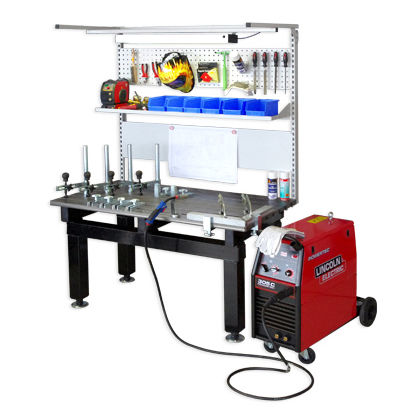 Postazione di lavoro di saldatura - FÖRSTER welding systems GmbH - modulare / mobile / ad altezza regolabile